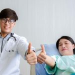 Happy patient and a happy doctor