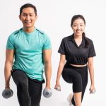 Training with a fitness trainer