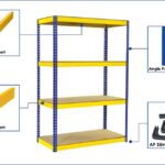 Boltless rack and it's various parts.