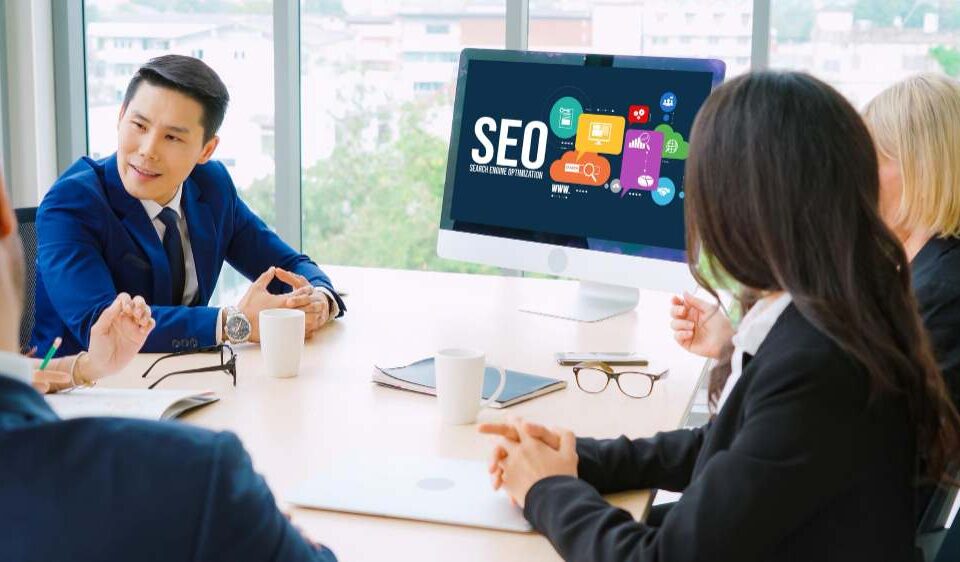 An SEO company discussion